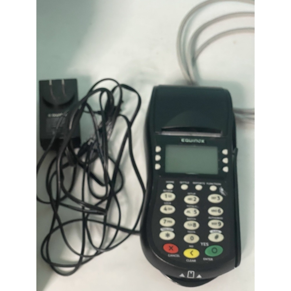 Equinox T4205 Credit‎ Card Terminal w/ Pin Pad & AC Adapter.